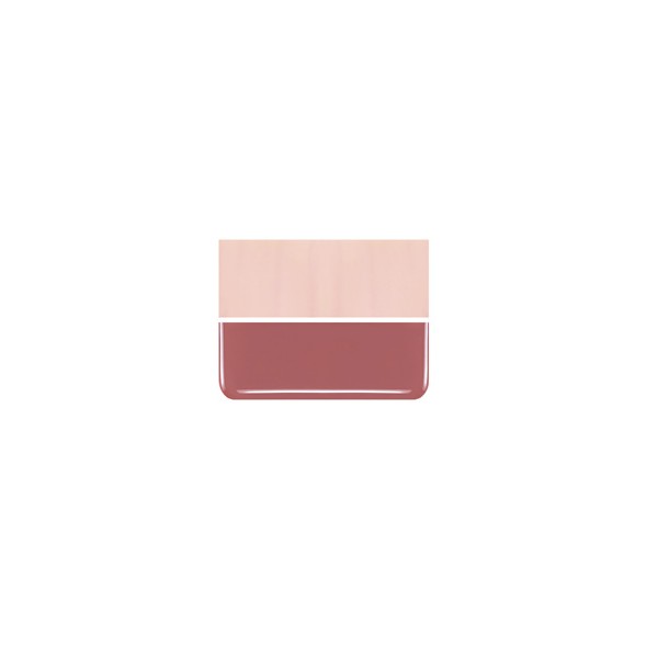 Bullseye Salmon Pink - Opalescent - 3mm - Fusible Glass Sheets