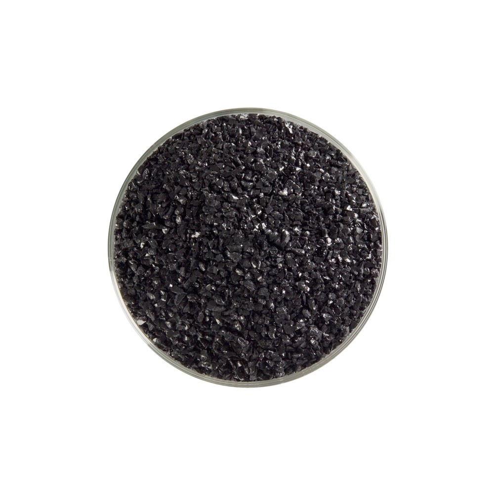 Bullseye Frit - Black - Medium - 450g - Opalescent