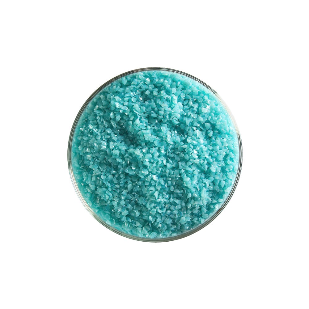 Bullseye Frit - Turquoise Blue - Medium - 450g - Opalescent