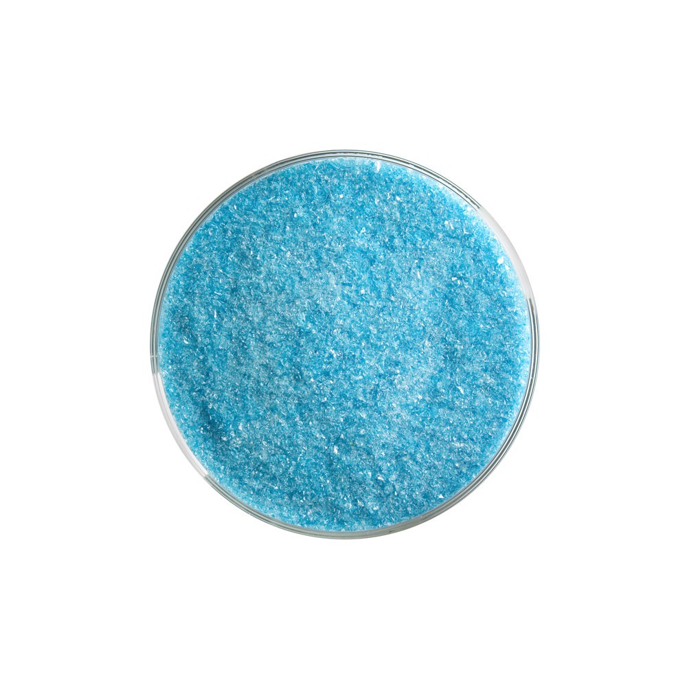 Bullseye Frit - Turquoise Blue - Fine - 450g - Transparent