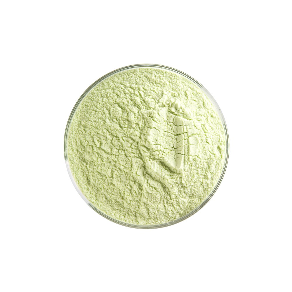 Bullseye Frit - Spring Green - Powder - 450g - Transparent