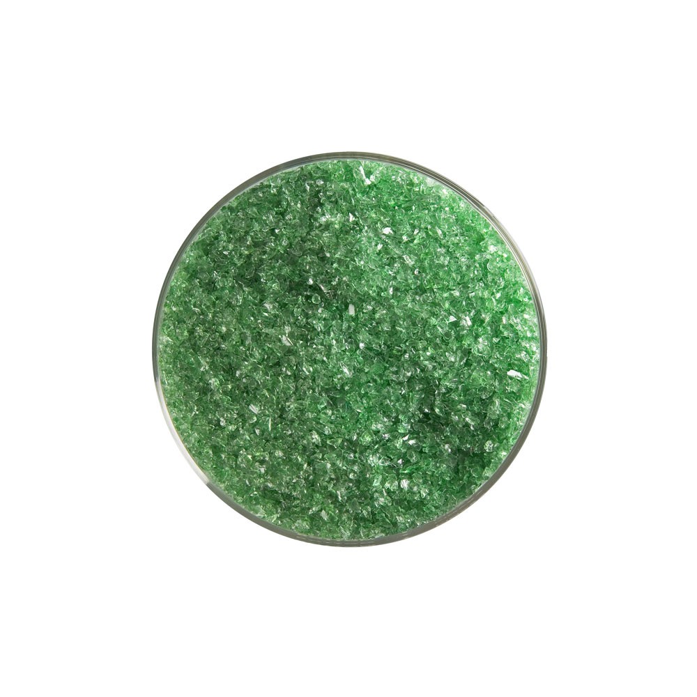 Bullseye Frit - Light Green - Medium - 450g - Transparent