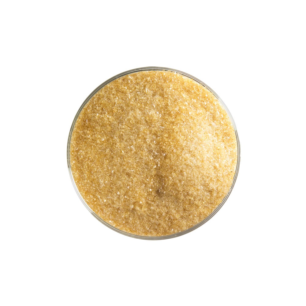 Bullseye Frit - Medium Amber - Fine - 450g - Transparent