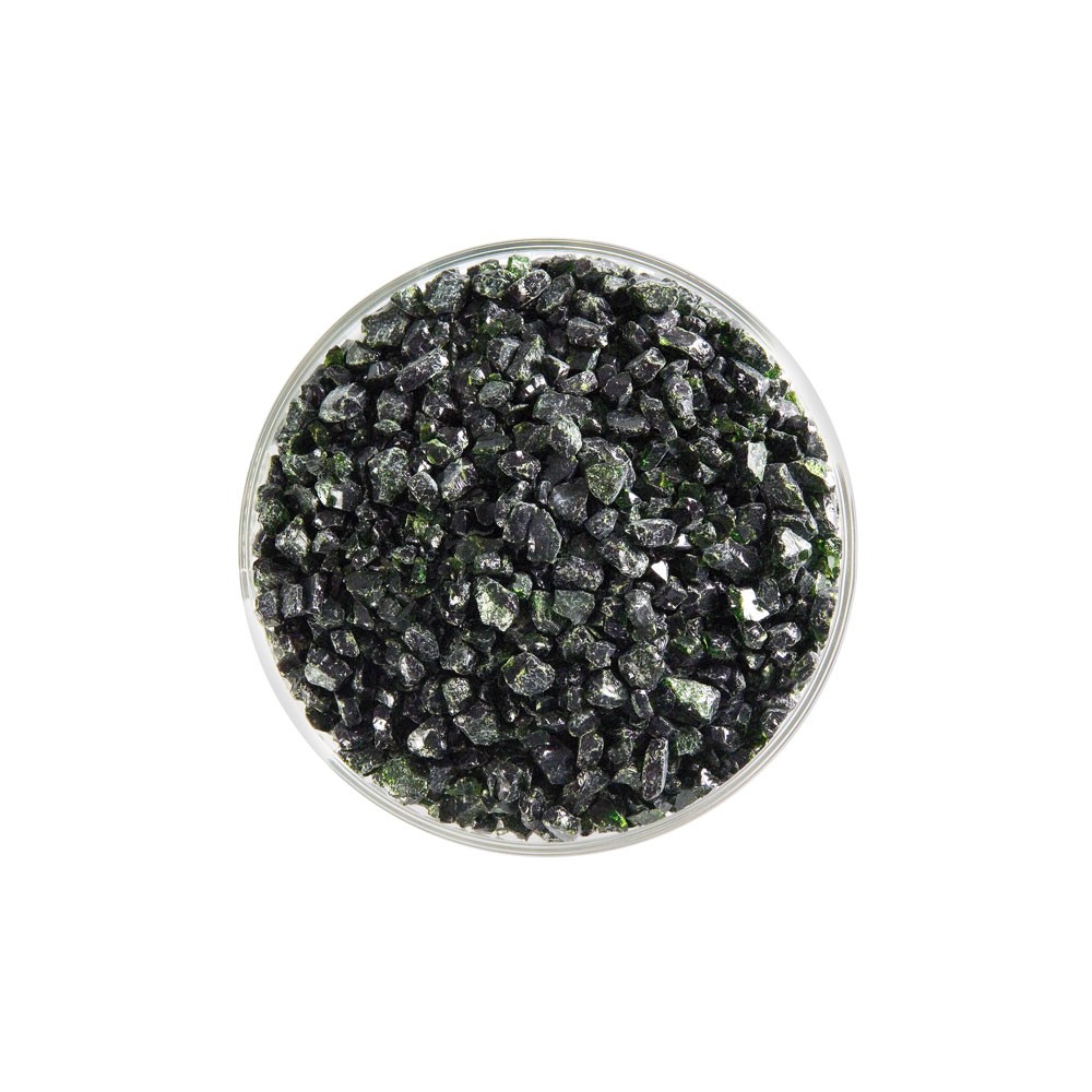 Bullseye Frit - Light Aventurine Green - Coarse - 450g - Transparent