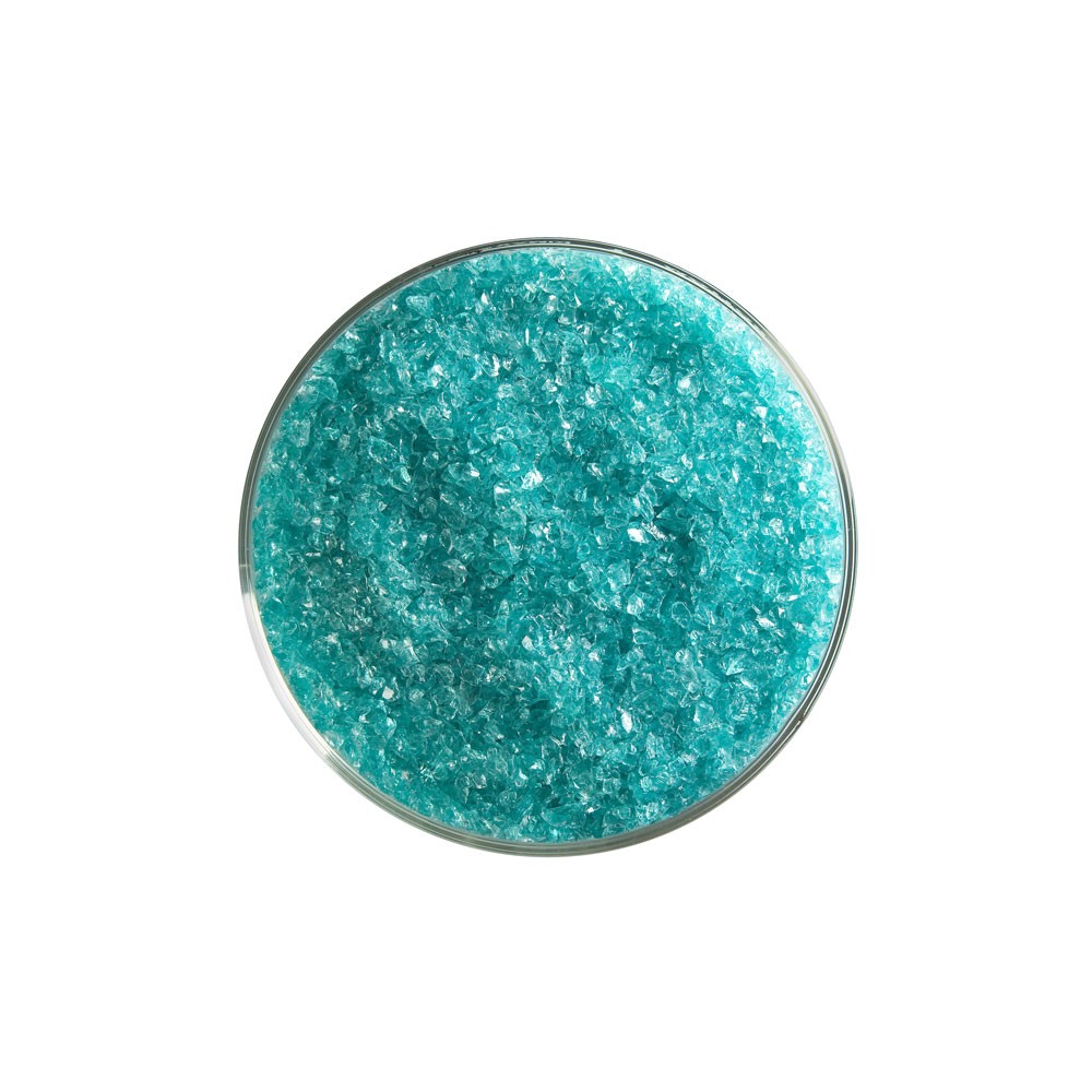 Bullseye Frit - Light Aquamarine Blue - Medium - 450g - Transparent