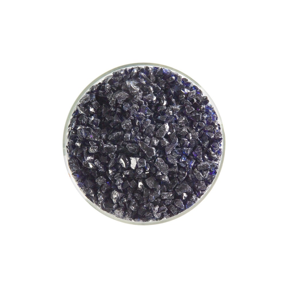 Bullseye Frit - Midnight Blue - Coarse - 450g - Transparent