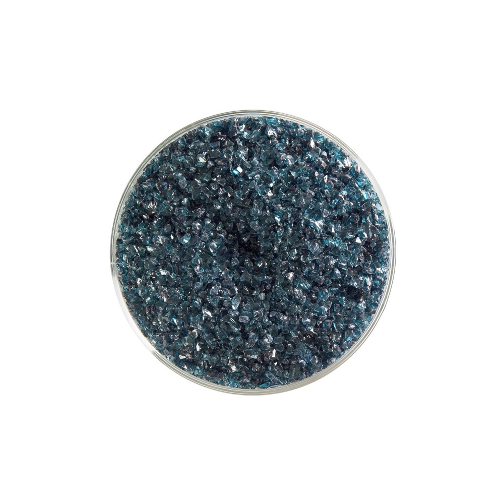 Bullseye Frit - Aquamarine Blue - Medium - 450g - Transparent
