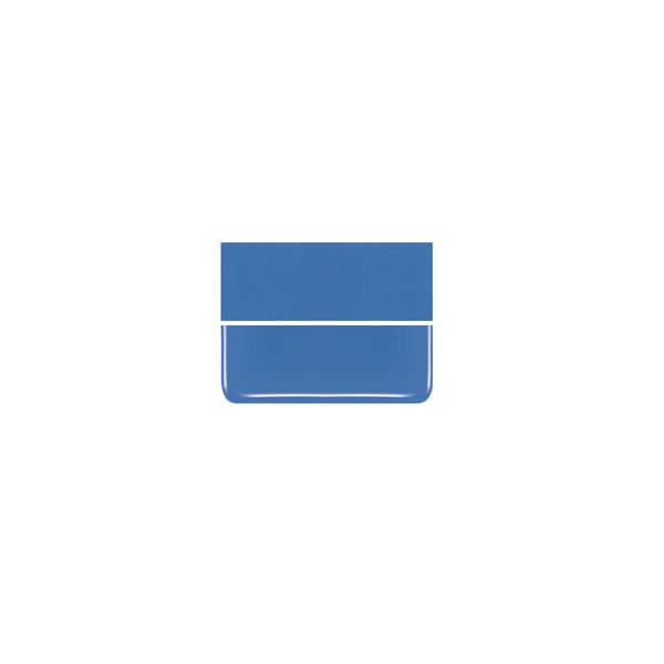 Bullseye Egyptian Blue - Opalescent - 3mm - Fusible Glass Sheets