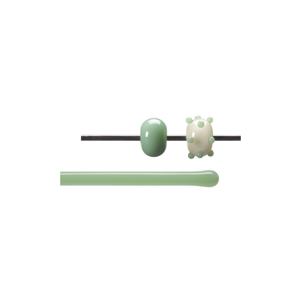 Bullseye Rods - Mint Green - 4-6mm - Opalescent