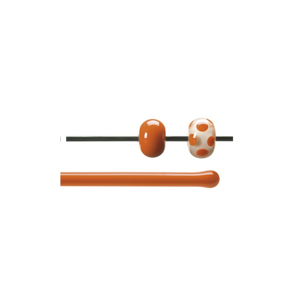 Bullseye Rods - Orange - 4-6mm - Opalescent