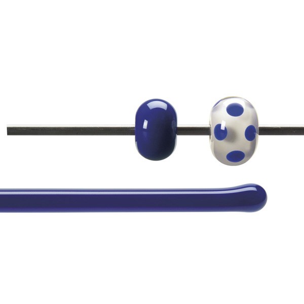 Bullseye Rods - Deep Cobalt Blue - 4-6mm - Opalescent