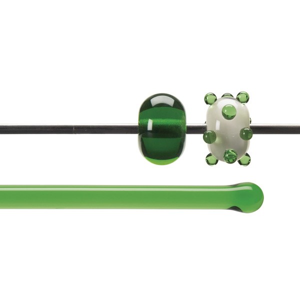 Bullseye Rods - Light Green - 4-6mm - Transparent