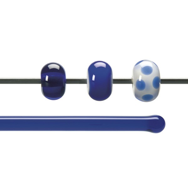 Bullseye Rods - Deep Royal Blue - 4-6mm - Transparent