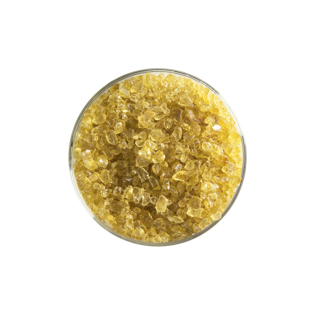 Bullseye Frit - Light Amber - Coarse - 2.25kg - Transparent
