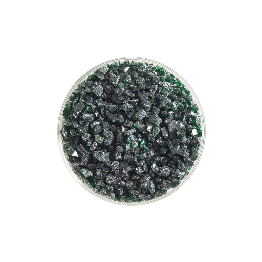 Bullseye Frit - Kelly Green - Coarse - 2.25kg - Transparent