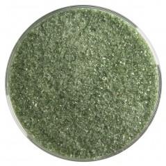 Bullseye Frit - Olive Green - Fine - 450g - Transparent