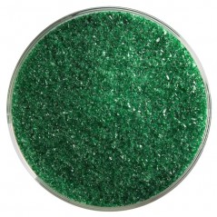 Bullseye Frit - Kelly Green - Fine - 450g - Transparent