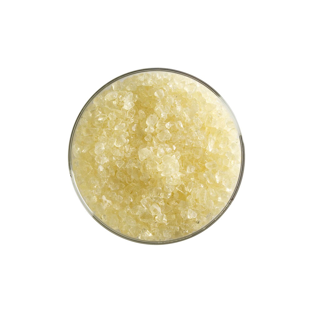 Bullseye Frit - Pale Yellow Tint - Coarse - 450g - Transparent
