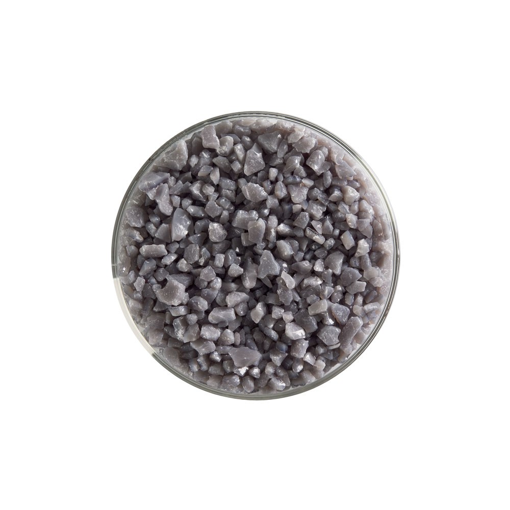 Bullseye Frit - Deco Gray - Coarse - 450g - Opalescent