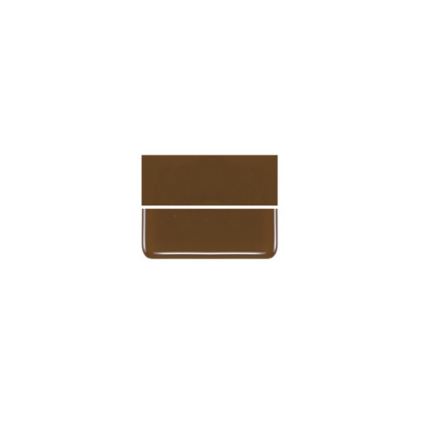 Bullseye Woodland Brown - Opalescent - 2mm - Thin Rolled - Fusible Glass Sheets