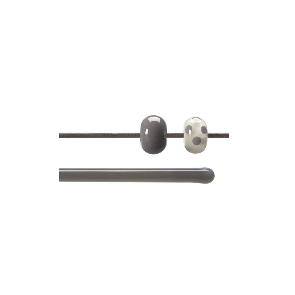 Bullseye Rods - Deco Gray - 4-6mm - Opalescent
