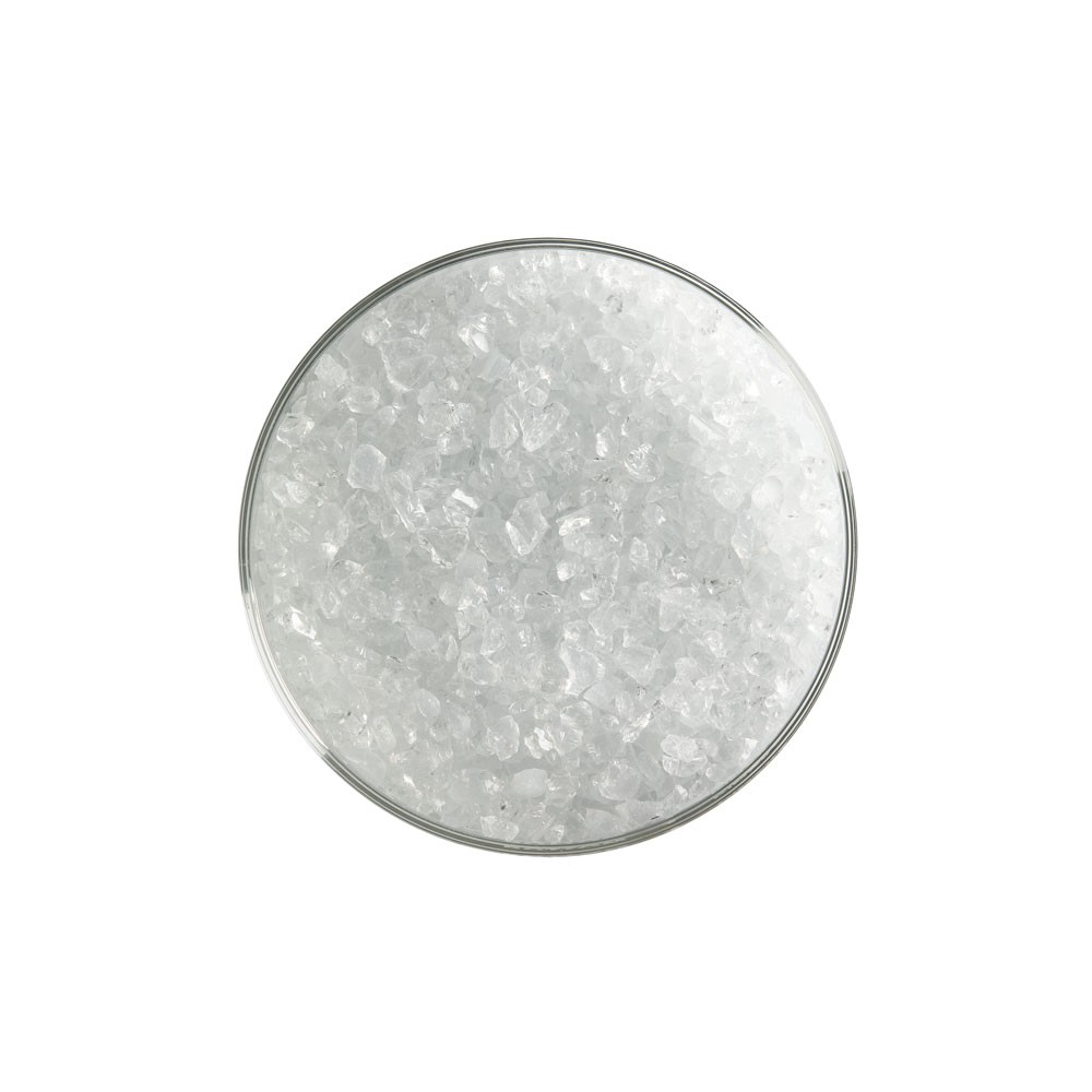 Bullseye Frit - Translucent White- Coarse - 2.25kg - Opalescent