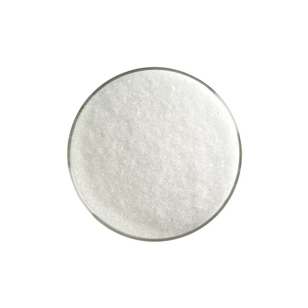 Bullseye Frit - Translucent White - Fine - 450g - Opalescent