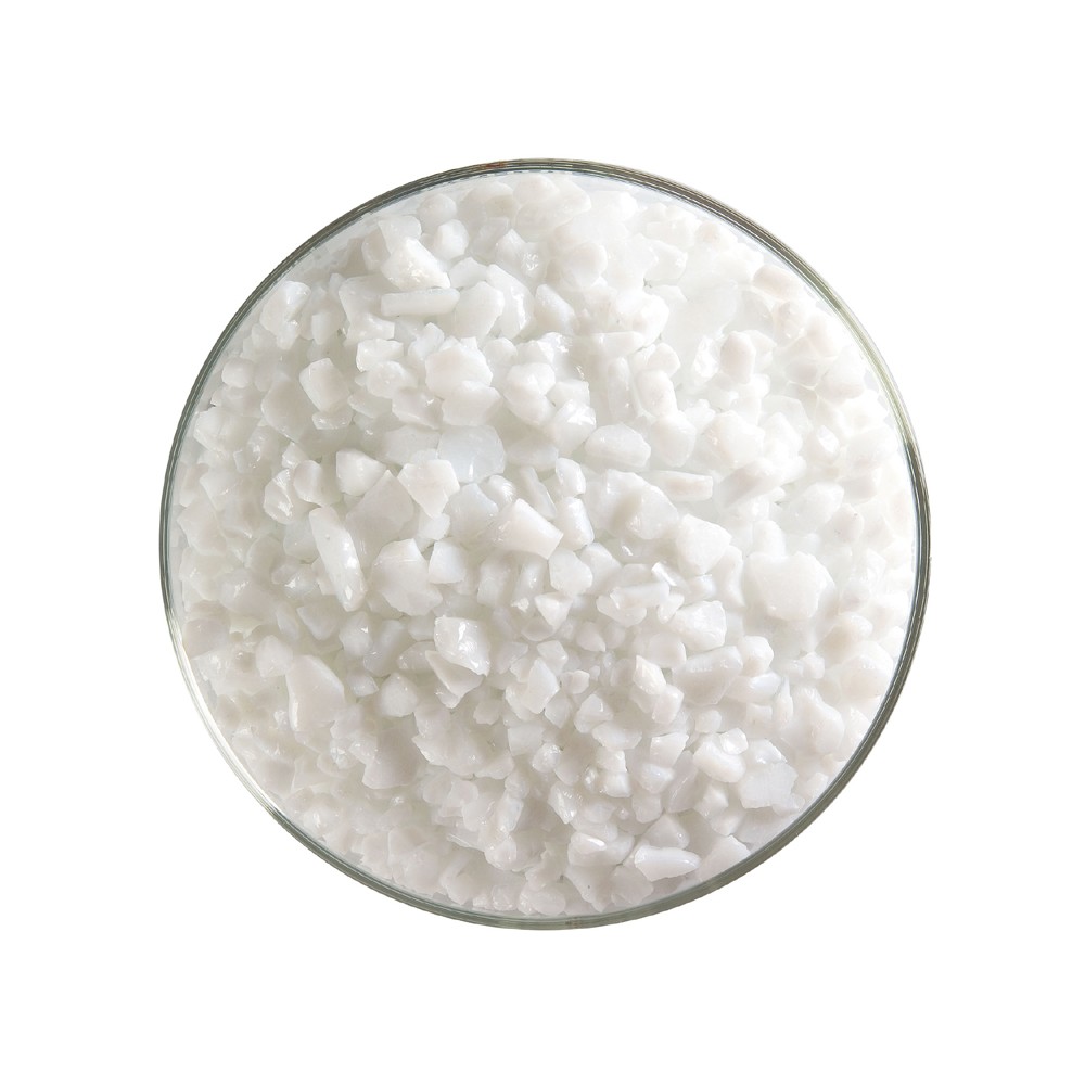 Bullseye Frit - Dense White - Coarse - 450g - Opalescent