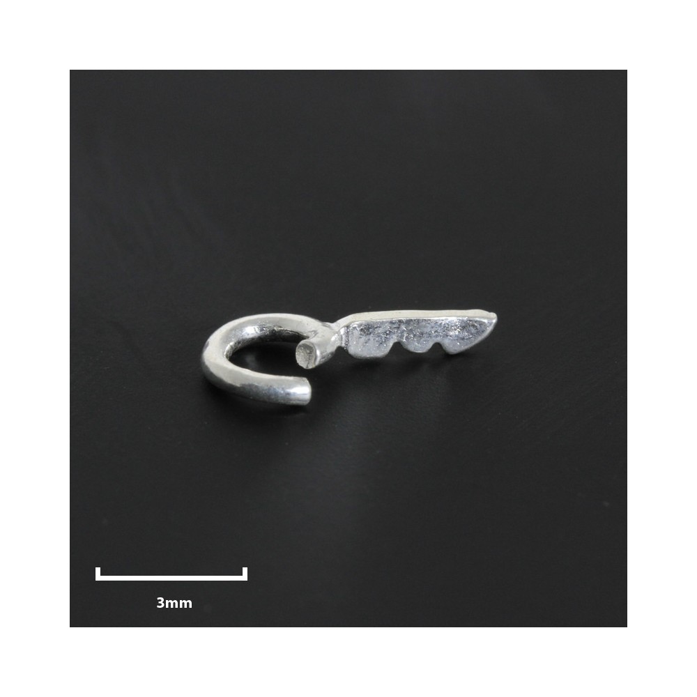 Openable Screw Eye - Silver 980 - 10pcs