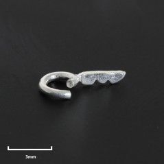 Openable Screw Eye - Silver 980 - 10pcs