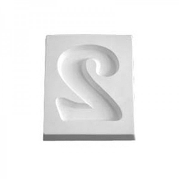 Number 2 - 12.1x10.1x1.9cm - Opening: 9.1x6.9cm - Fusing Mould
