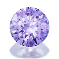 Cubic Zirconia - Lavender - Round - 2mm - 10pcs