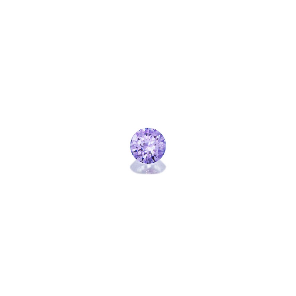 Cubic Zirconia - Lavender - Round - 3mm - 10pcs