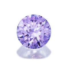 Cubic Zirconia - Lavender - Round - 3mm - 10pcs