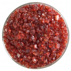 Bullseye Frit - Garnet Red - Coarse - 450g - Transparent