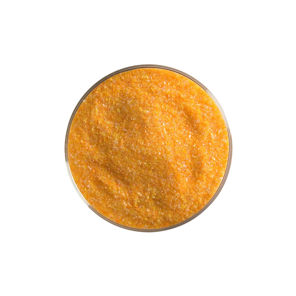Bullseye Frit - Tangerine Orange - Fine - 450g - Opalescent