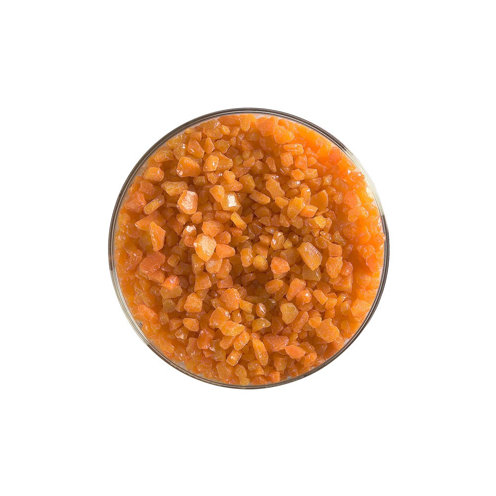 Bullseye Frit - Tangerine Orange - Coarse - 450 Gr - Opalescent