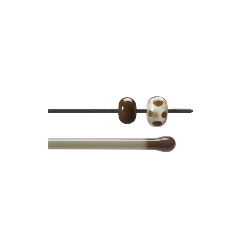 Bullseye Rods - Woodland Brown - 4-6mm - Opalescent