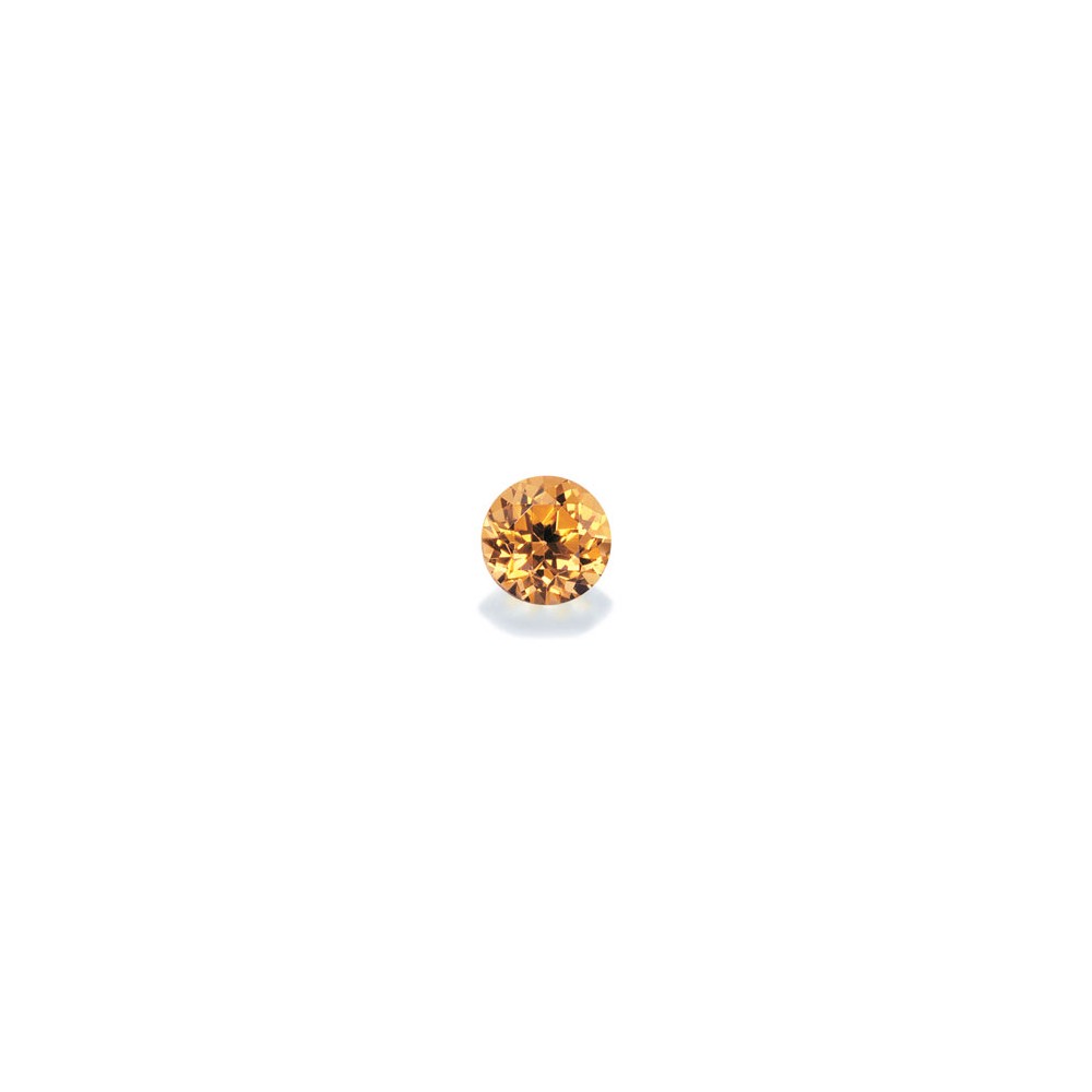 Cubic Zirconia - Champagne - Round - 4mm - 5pcs