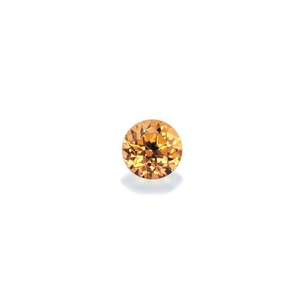 Cubic Zirconia - Champagne - Round - 14mm - 1pc