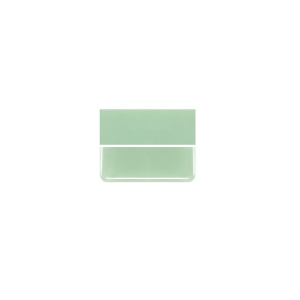 Bullseye Mint Green - Opalescent - 2mm - Thin Rolled - Fusible Glass Sheets