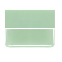 Bullseye Mint Green - Opalescent - 2mm - Thin Rolled - Fusible Glass Sheets