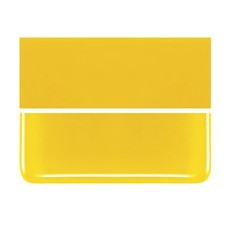 Bullseye Sunflower Yellow - Opalescent - 2mm - Thin Rolled - Fusible Glass Sheets