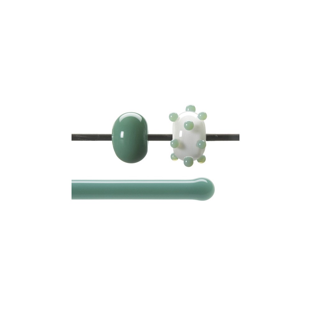 Bullseye Rods - Mineral Green - 4-6mm - Opalescent