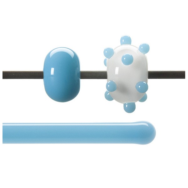 Bullseye Rods - Light Cyan - 4-6mm - Opalescent