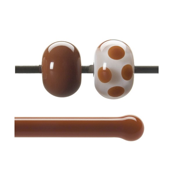 Bullseye Rods - Cinnabar - 4-6mm - Opalescent