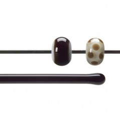 Bullseye Rods - Dark Rose Brown - 4-6mm - Transparent