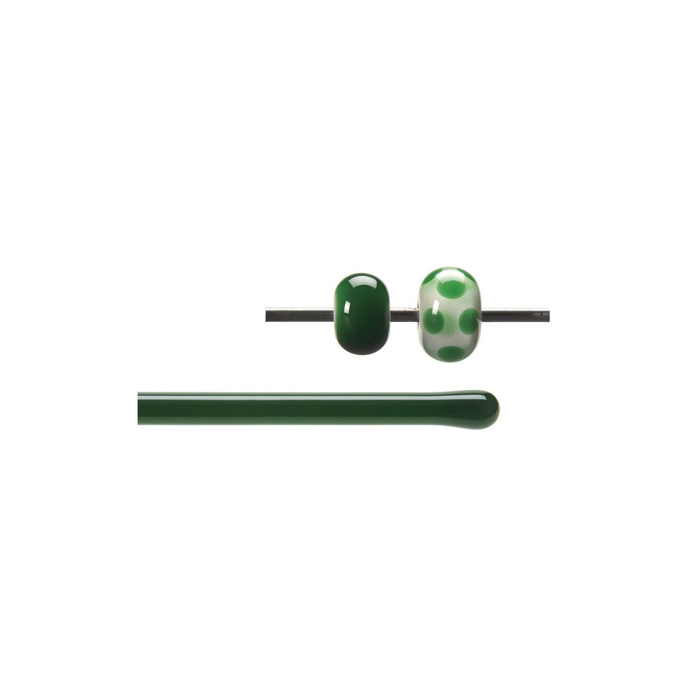 Bullseye Rods - Kelly Green - 4-6mm - Transparent