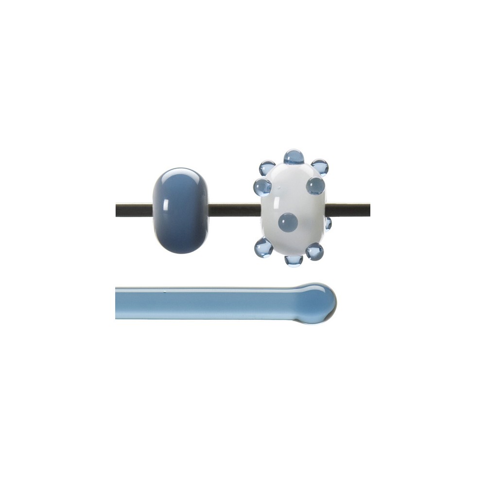 Bullseye Rods - Pale Steel Blue - 4-6mm - Transparent