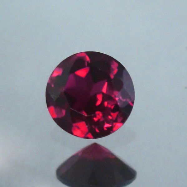 Cubic Zirconia - Garnet - Round - 4mm - 5pcs